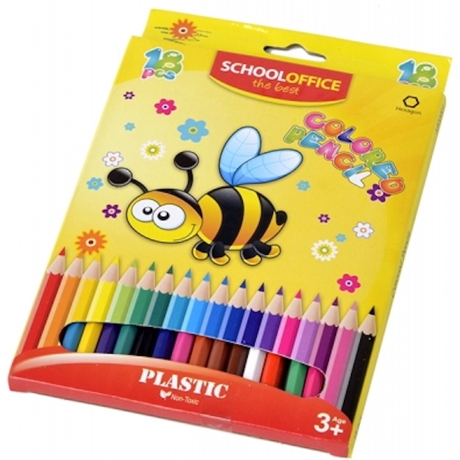 Цветные карандаши 18 цв. (ML4-2) 44