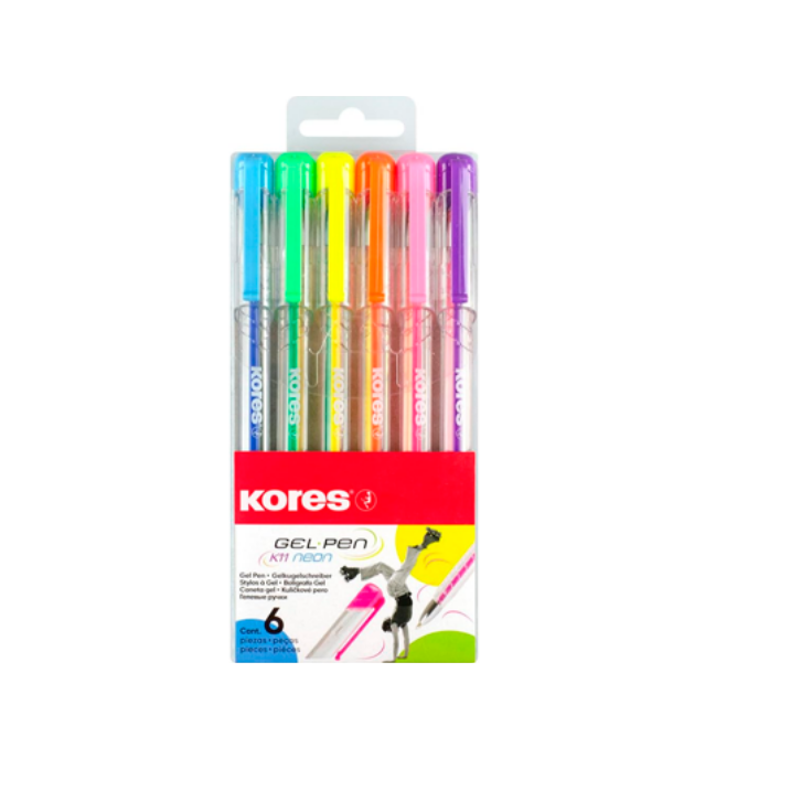 Pix gel Kores set 6culori K11