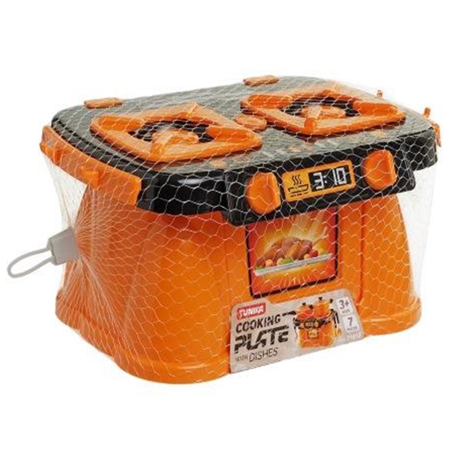 Cumpara  Seturi de jocuri de rol - Set veselă Cooking Plate 7pcs orange (plasă) ..