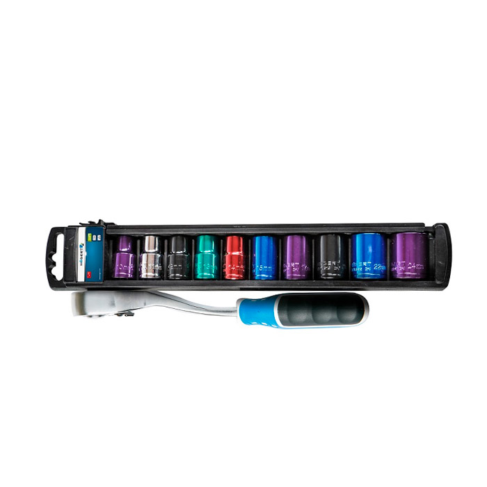 Cumpara  Seturi de capete tubulare si accesorii - Set de capete tubulare si accesorii Hogert HT..