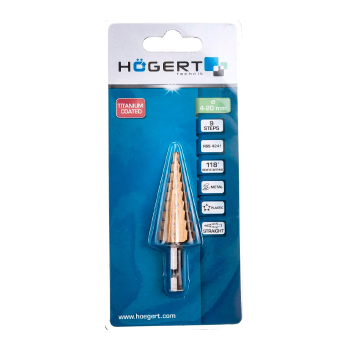 Burghiu în trepte HSS Hoegert HT6D322