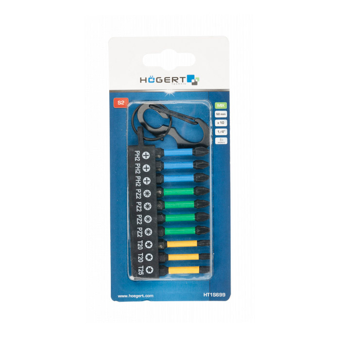 Cumpara  Seturi biti si accesorii - Set de biti cu impact Hoegert (HT1S699)..