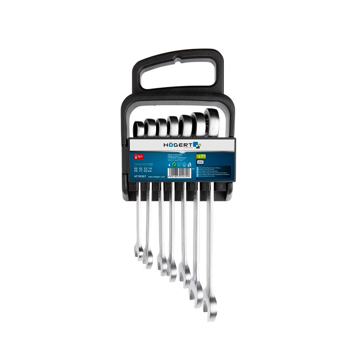 Cumpara  Seturi de capete tubulare si accesorii - Set chei cu clichet Hoegert HT1R397..