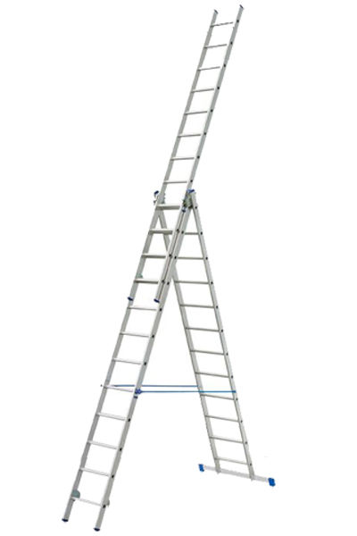 Cumpara  Scări de aluminiu cu trei secțiuni (turnuri) - Scară din aluminiu ELKOP VHR HK3x12..
