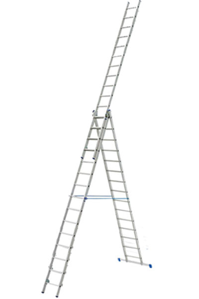 Cumpara  Scări de aluminiu cu trei secțiuni (turnuri) - Scară din aluminiu ELKOP VHR P3x15..