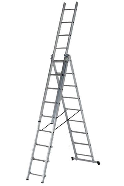 Cumpara  Scări de aluminiu cu trei secțiuni (turnuri) - Scară din aluminiu ELKOP VHR ТK3x9..
