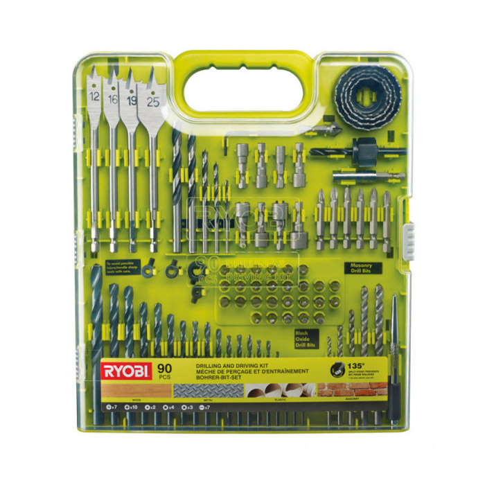Set de biti si burghie Ryobi RAKDD90