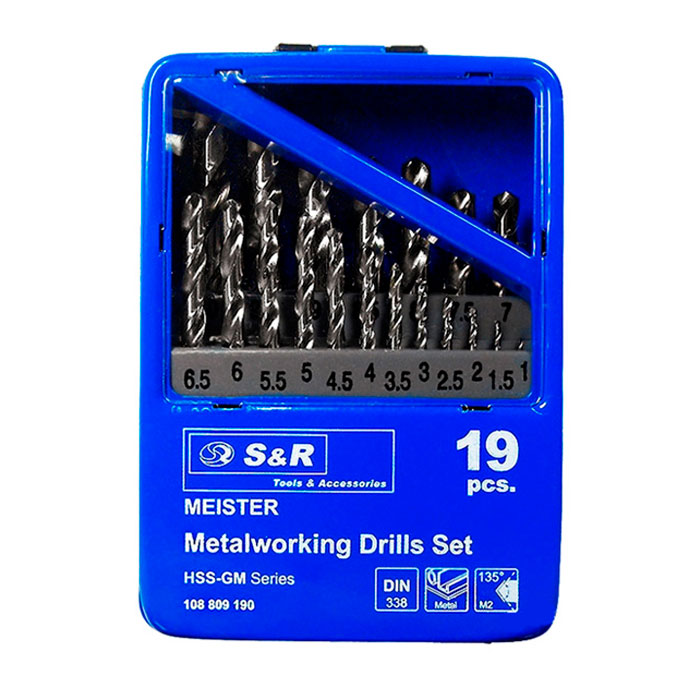 Cumpara  Seturi burghii - Set burghie p/u metal HSS-GM S&R Meister..