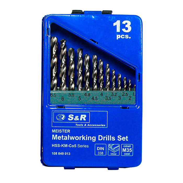 Cumpara  Seturi burghii - Set burghie p/u metal HSS-KM-Co5 S&R Meister ..