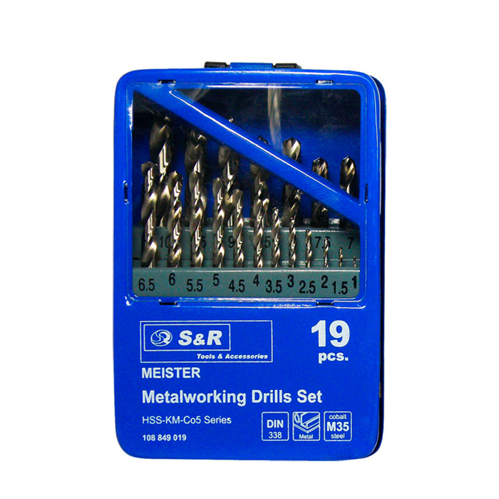 Cumpara  Seturi burghii - Set burghie p/u metal HSS-KM-Co5 S&R Meister ..
