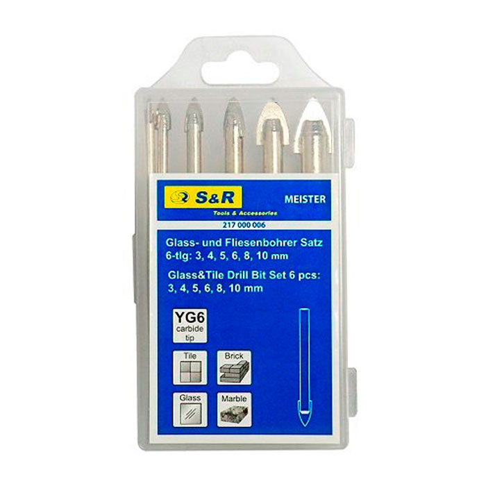 Cumpara  Seturi burghii - Set burghii pentru sticlă și plăci ceramice S..