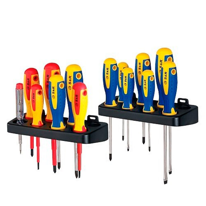 Cumpara  Seturi de șurubelnițe electrice și mecanice - Set de șurubelnițe 14 buc S&R..