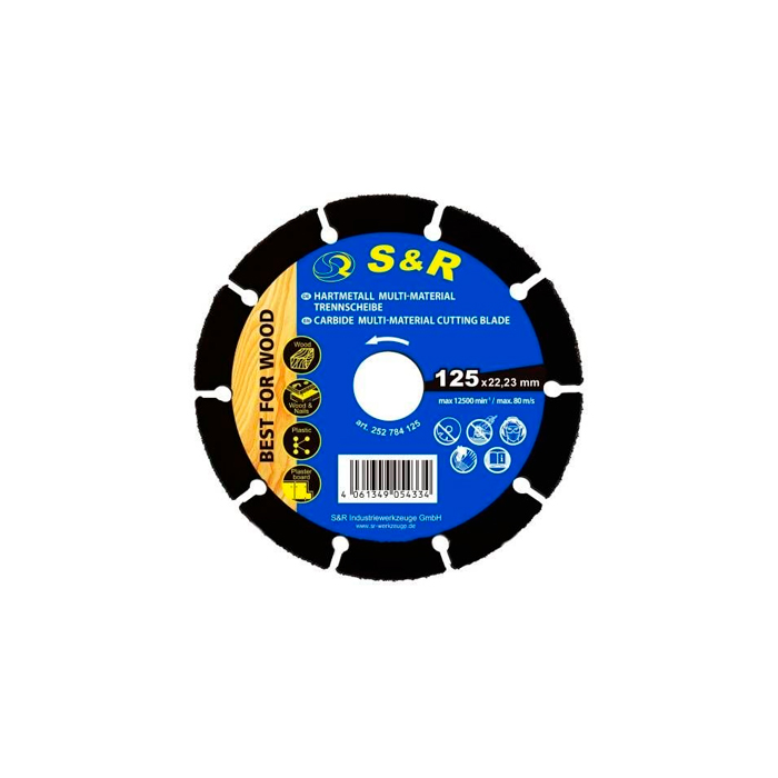 Disc din carbură de tungsten S&R..