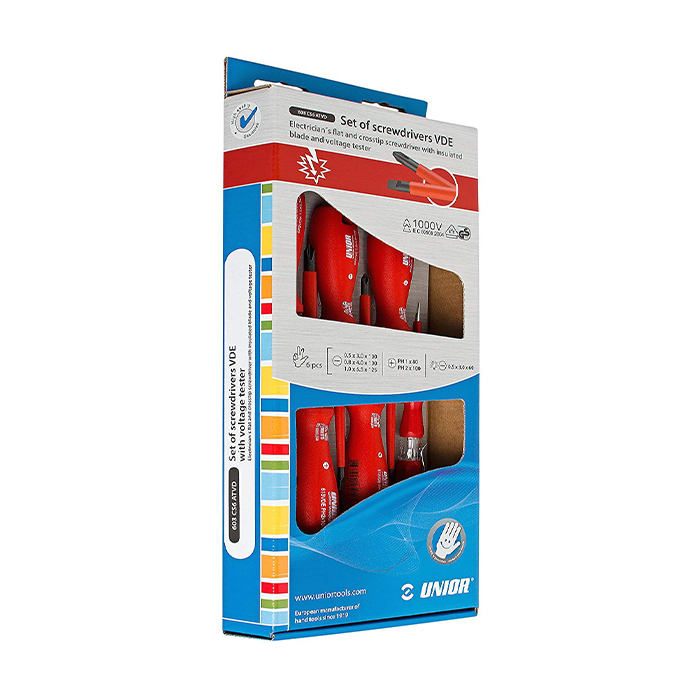 Cumpara  Seturi de șurubelnițe electrice și mecanice - Set de surubelnite dielectrice 1000 V UNIOR 6..