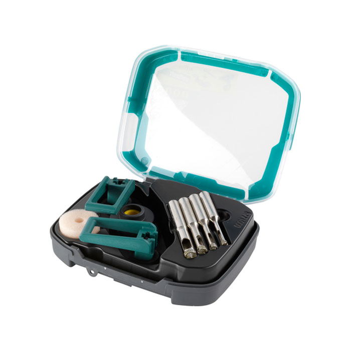 Set coroane de găurit diamantate Wolfcraft