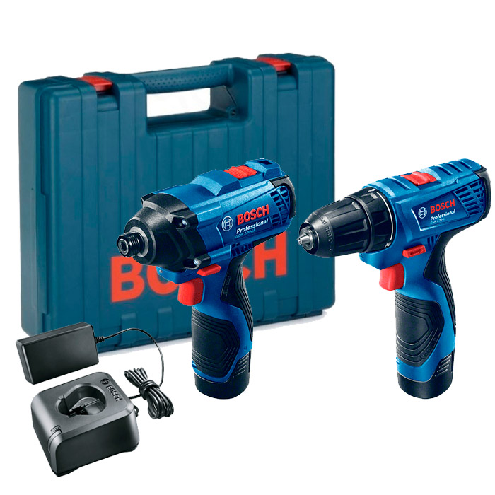 Set mașini cu acumulatori Bosch GDR120-LI+GSR..