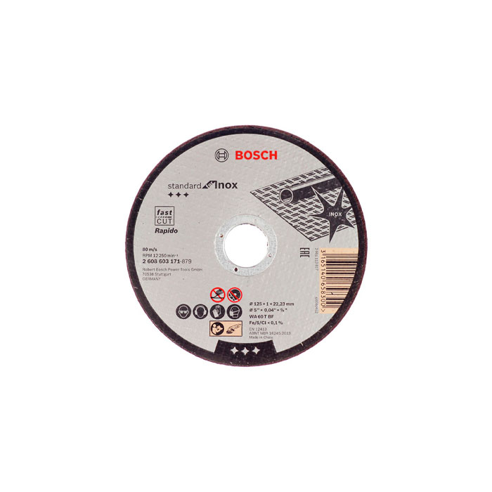 Disc abraziv Bosch Standard 125x1х22.2..