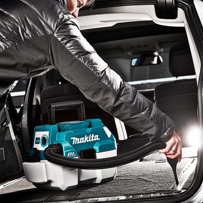 Портативный аккумуляторный пылесос Makita DVC750L