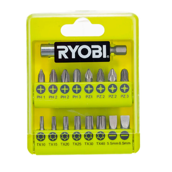 Set biti si accesorii Ryobi RAK17SD