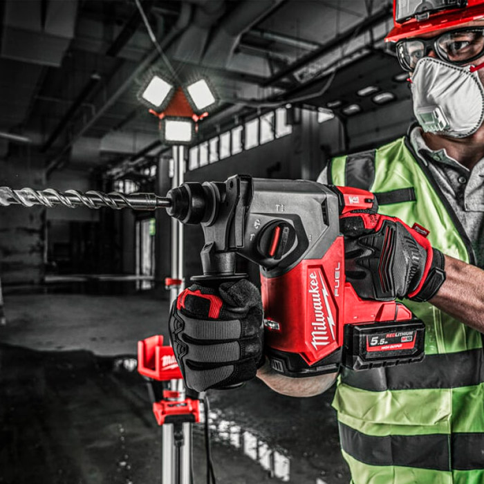 Ciocan rotopercutor pe acumulator Milwaukee M18FH-0