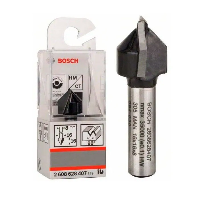Фреза пазовая галтельная Bosch 2608628407