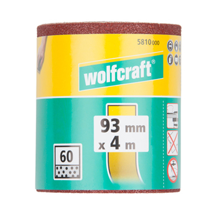 Шлифовальная бумага в рулоне для дерева/металла Wolfcraft 5813000
