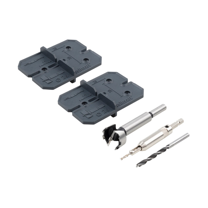 Set de gaurire pentru balamale Wolfcraft