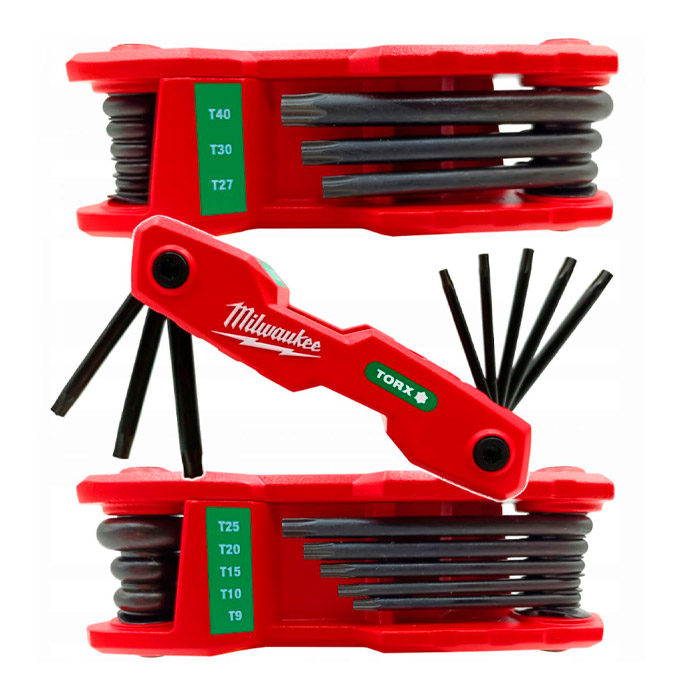 Set chei pliante Milwaukee 4932480979