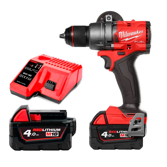 Masina de gaurit si insurubat cu impact pe acumulatori Milwaukee M18 FPD3-402C