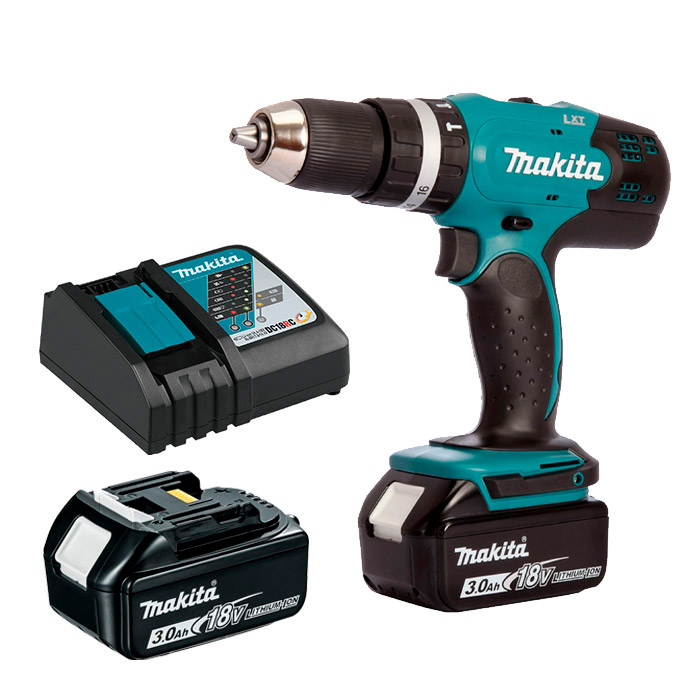 Mașină de găurit și înșurubat cu impact MAKITA DHP453RFE