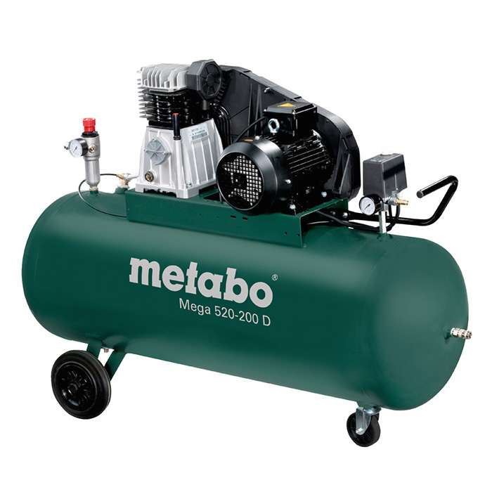 Cumpara  Compresoare cu piston - Compresor aer cu piston METABO Mega520-200D..