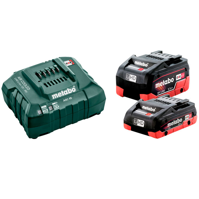 Set acumulatori de bază Metabo LiHD 1x4.0 Ah ..