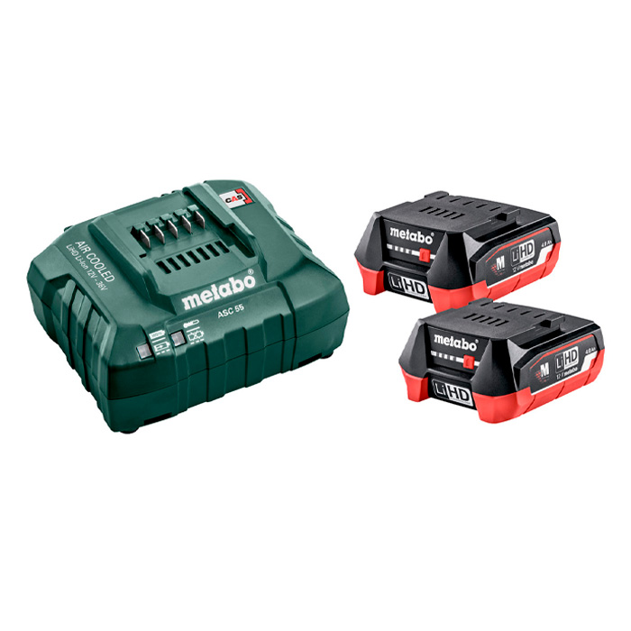 Set acumulatori de bază Metabo 12V 2xLiHD 4.0..