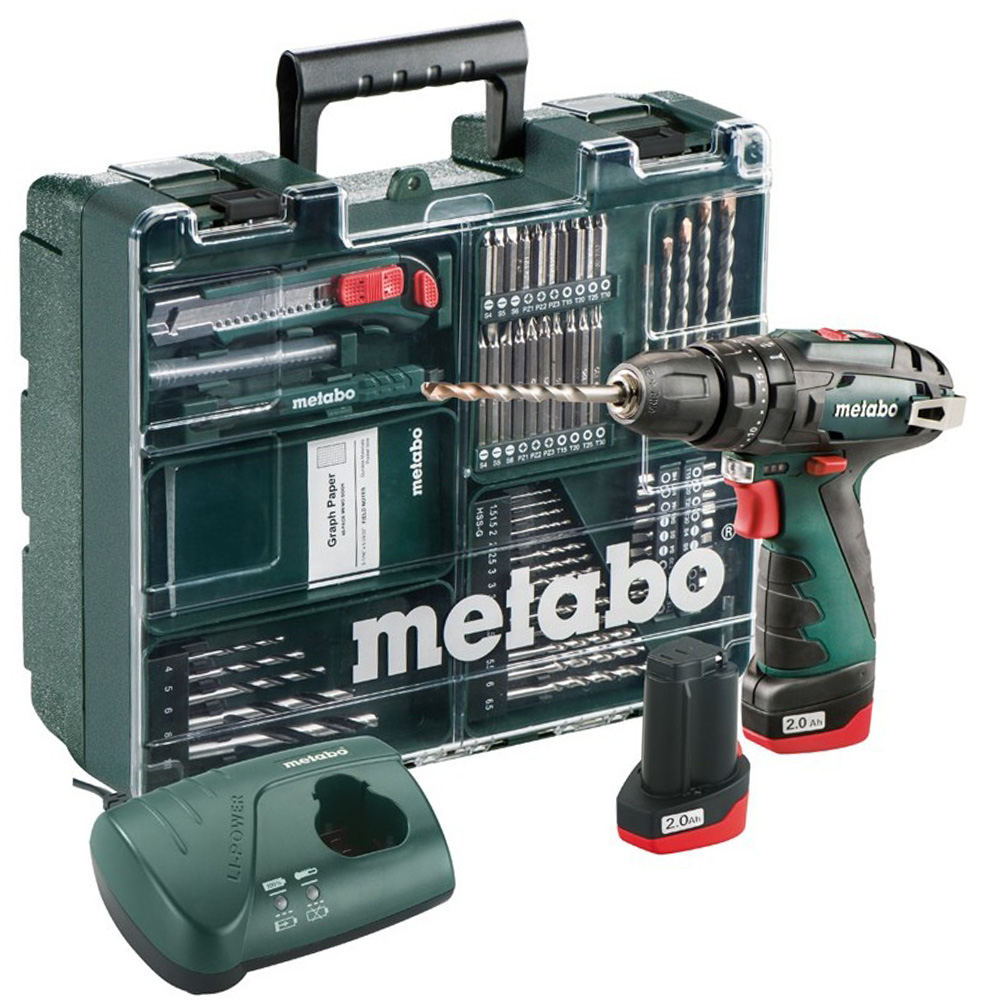 Аккумуляторный шуруповерт Metabo PowerMaxx SB Workshop 