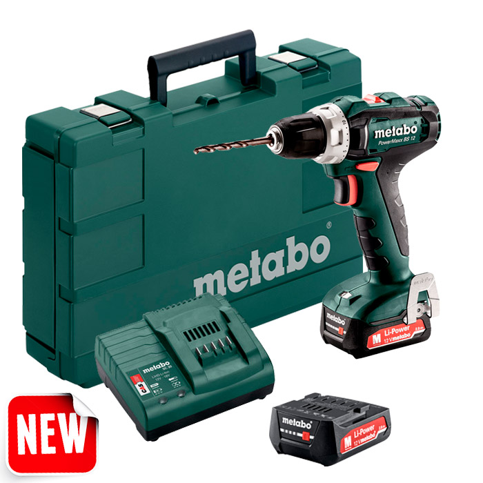 Mașină de găurit și înșurubat METABO PowerMaxx BS12