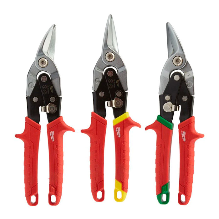 Set de foarfece pentru metal MILWAUKEE  3 buc..