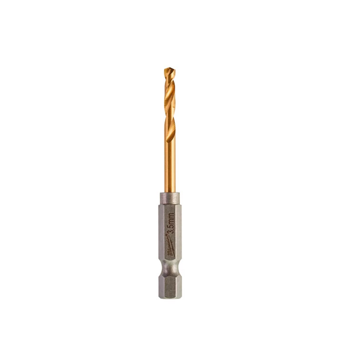 Cumpara  Burghie pentru metal HEX - Burghiu MILWAUKEE HSS-G TiN Red Hex 3.5mm..