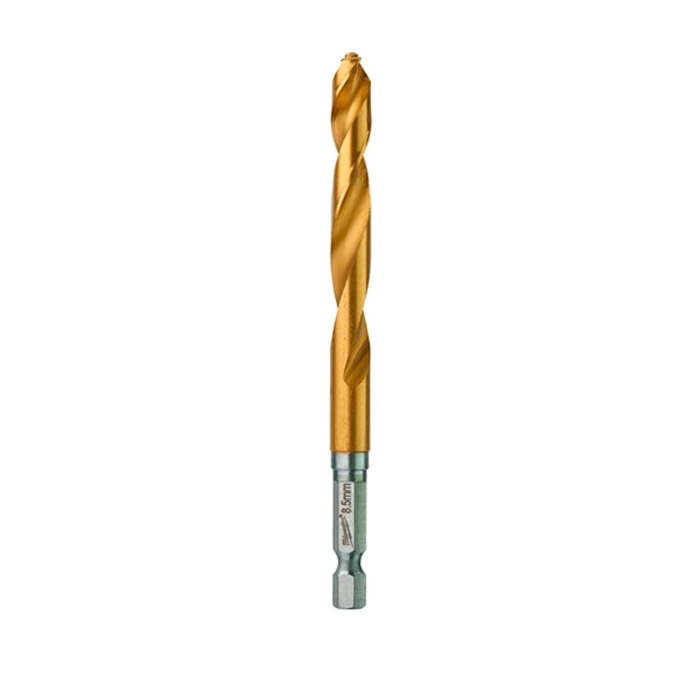 Cumpara  Burghie pentru metal HEX - Burghiu MILWAUKEE HSS-G TiN Red Hex 8.5mm..