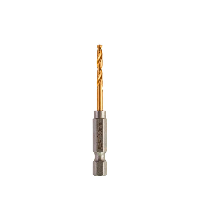 Cumpara  Burghie pentru metal HEX - Burghiu MILWAUKEE HSS-G TiN Red Hex 3mm..
