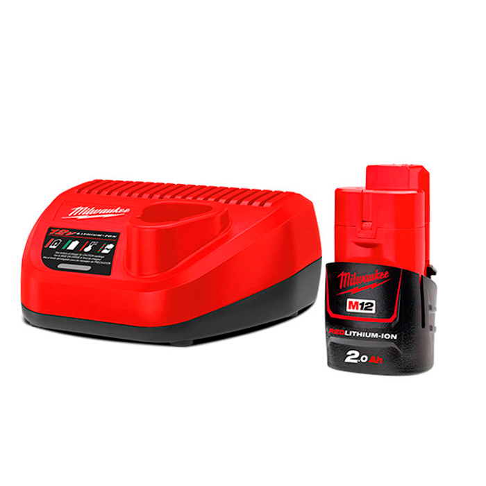 Set acumulatori Milwaukee M12 NRG-201