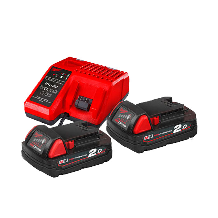 Set acumulatori Milwaukee M18 NRG-202