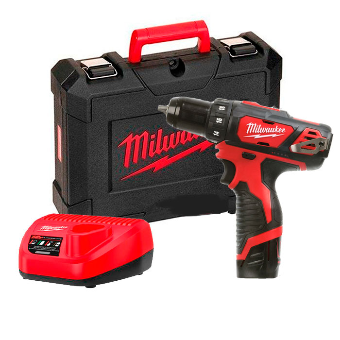 Mașină de găurit și înșurubat cu acumulatori Milwaukee M12BDD-201C