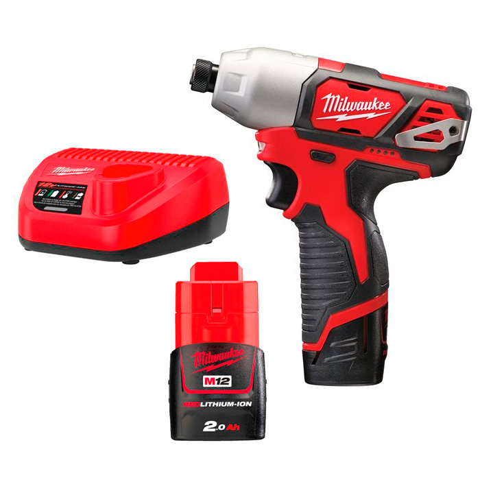 Mașină de înșurubat cu impact cu acumulatori Milwaukee M12 BID-202C