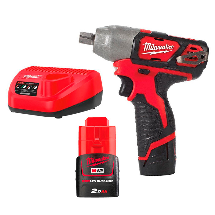 Cheie de impact cu acumulatori Milwaukee M12 BIW12-202C