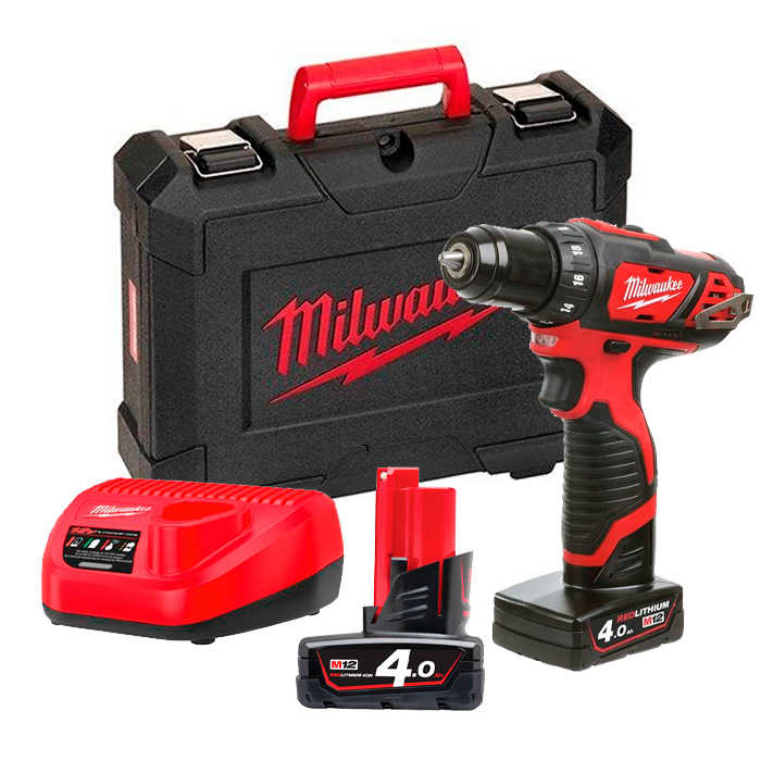 Mașină de găurit și înșurubat cu acumulatori Milwaukee M12 BDD-402C