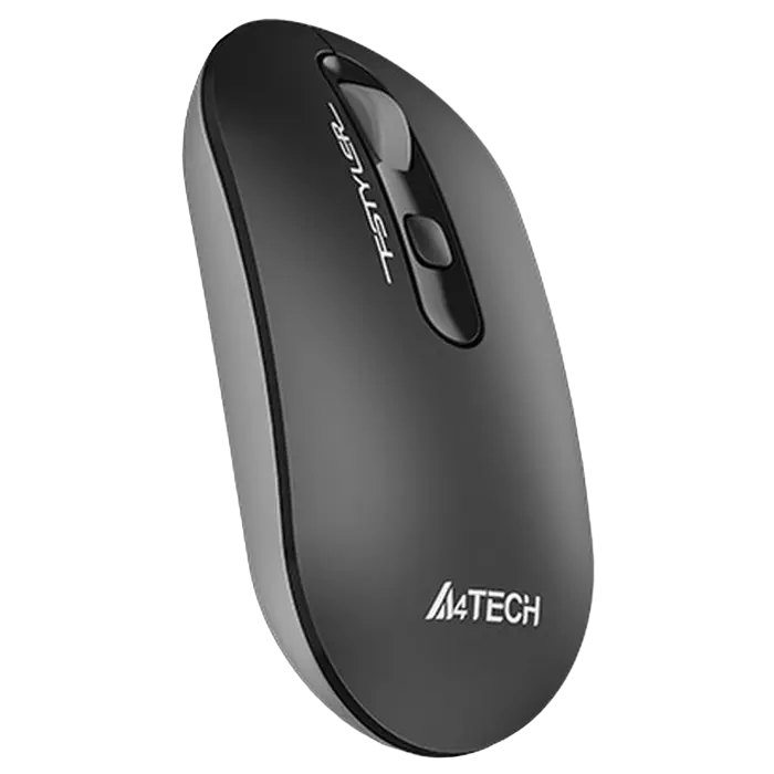 Wireless Mouse A4Tech FG20, Optical, 1000-2000 dpi, 4 buttons, Ambidextrous, 2xAAA, Grey