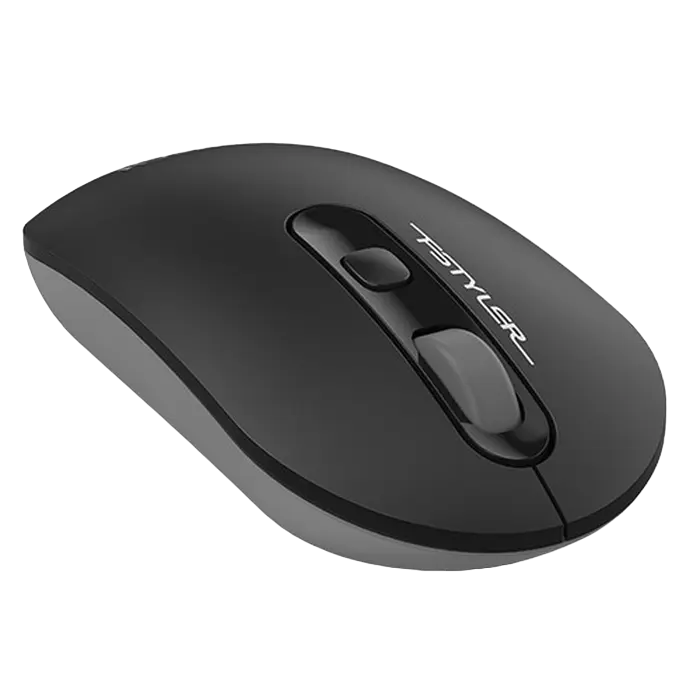 Wireless Mouse A4Tech FG20, Optical, 1000-2000 dpi, 4 buttons, Ambidextrous, 2xAAA, Grey