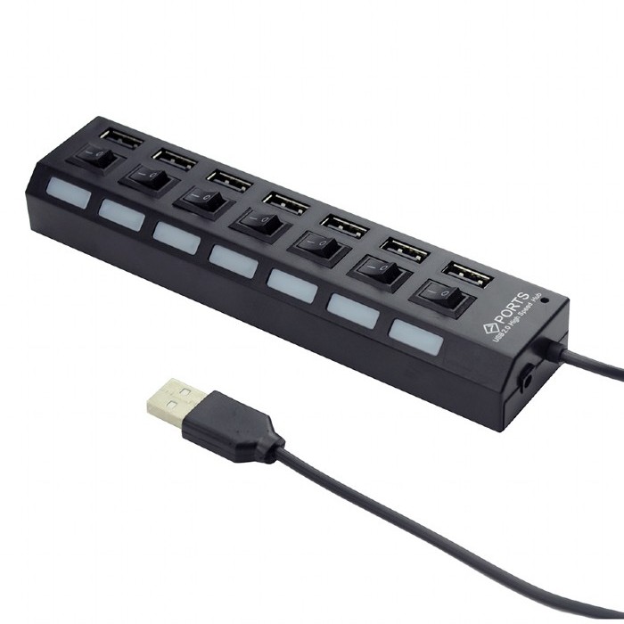 Cumpara  Hub-uri USB - USB 2.0 Hub 7-port Gembird 