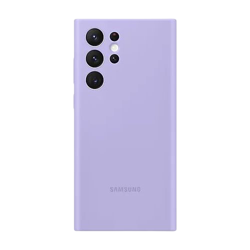 Original Sam. silicone cover Galaxy S22 Ultra, Fresh Lavender