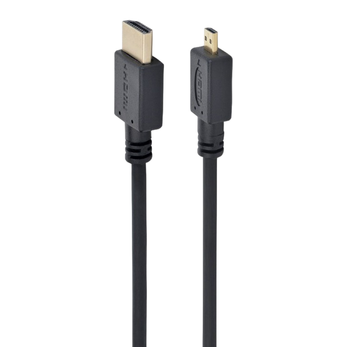 Cable HDMI to micro HDMI 1.8m  Cablexpert, male - micro D-male, V1.3, Black, CC-HDMID-6